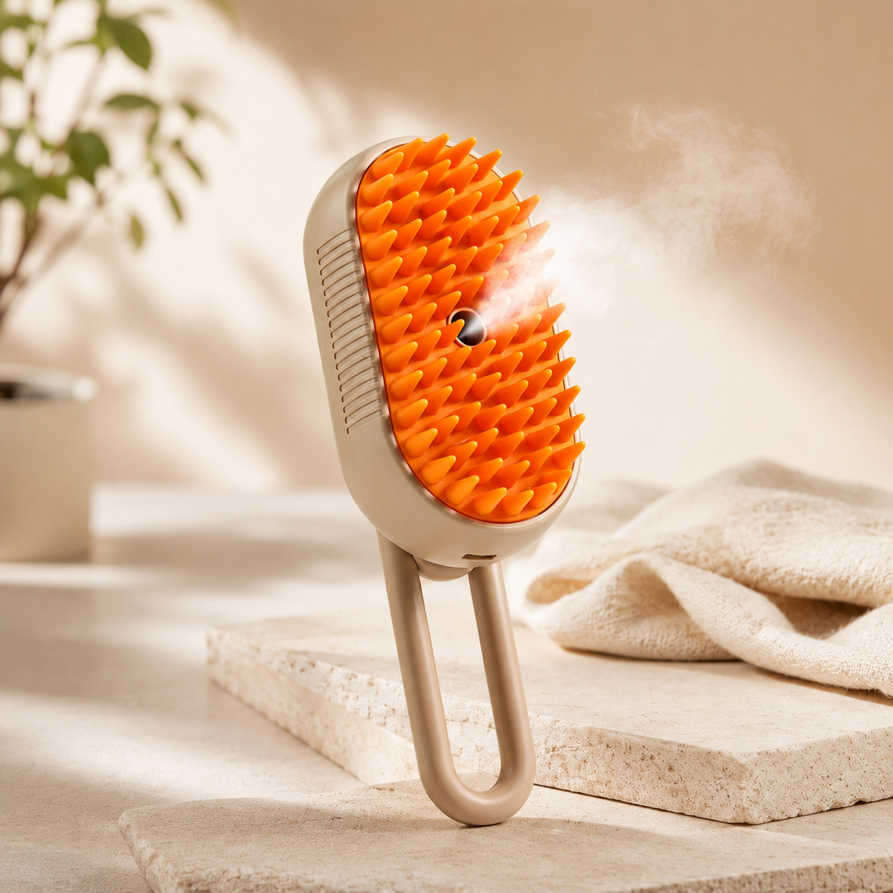FurMist Steam™ — Parowa Szczotka 3w1